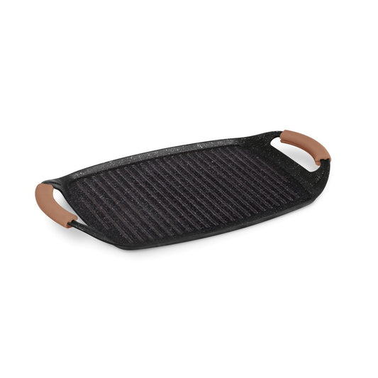 Berlinger Haus 47cm Marble Coating Non-Stick Grill Plate – Rose Gold