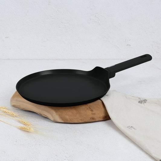 Berlinger Haus 28cm Titan Pro Non-Stick Coating Pancake Pan – Matte Black