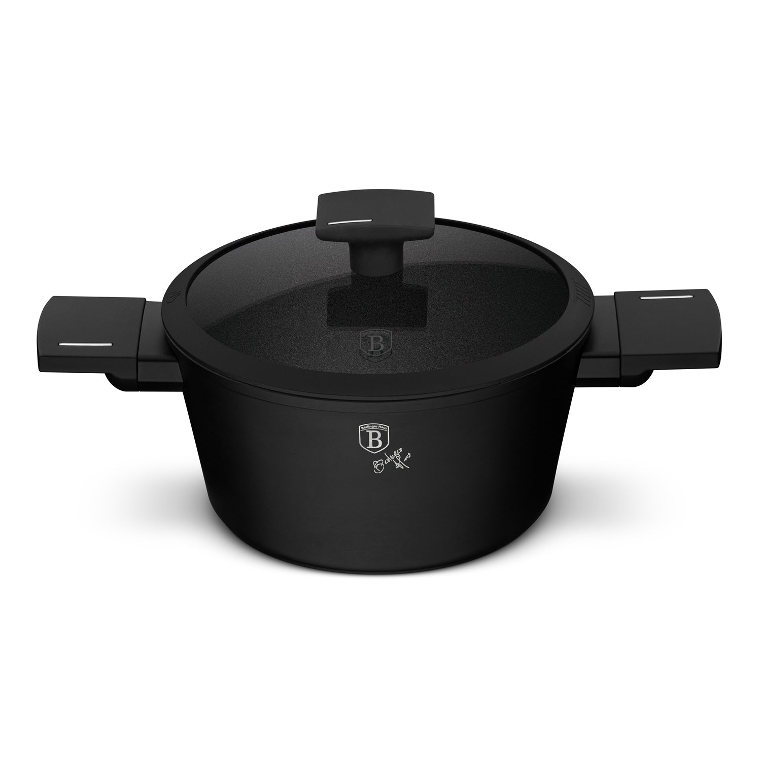 Berlinger Haus 20cm Titan Pro Non-Stick Casserole – Matte Black