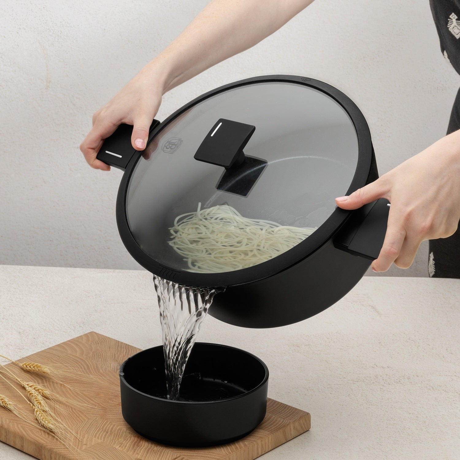 Berlinger Haus 28cm Titan Pro Non-Stick Coating Casserole – Matte Black Collection