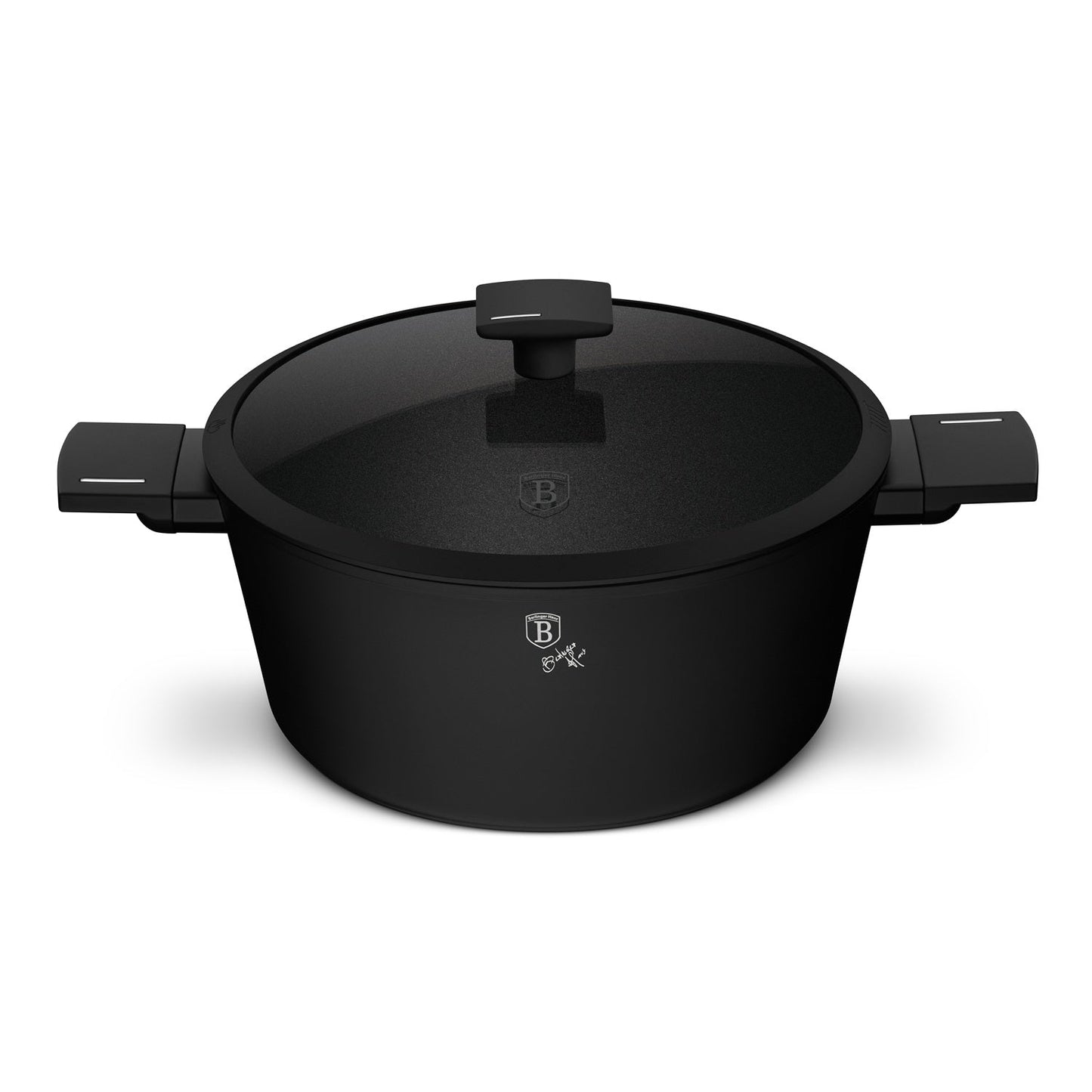 Berlinger Haus 28cm Titan Pro Non-Stick Coating Casserole – Matte Black Collection