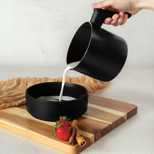 Berlinger Haus 1.2L Titan Pro Non-Stick Coating Milk Pot - Matt Black