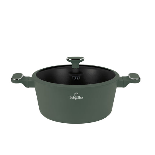 Berlinger Haus 28cm Titan Pro Non-Stick Coating Casserole - Matt Green