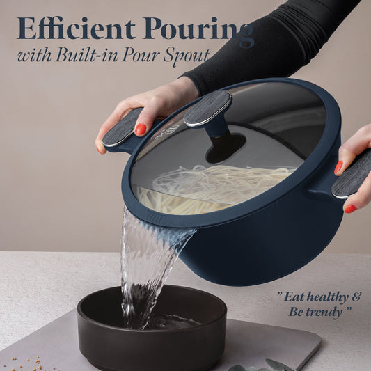 Berlinger Haus 24cm Titan Pro Non-Stick Coating Casserole – Deep Sea