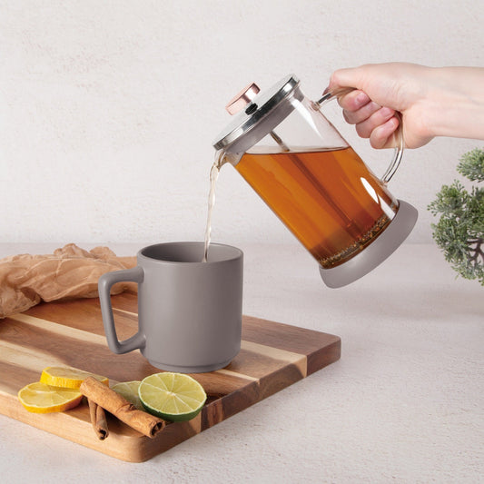 Berlinger Haus 600ml Coffee & Tea Plunger – Taupe