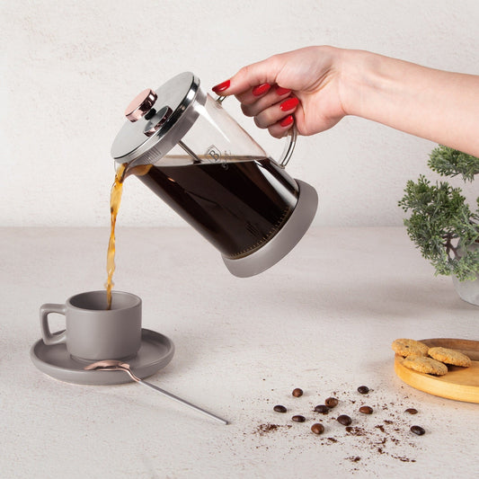 Berlinger Haus 800ml Coffee & Tea Plunger – Taupe
