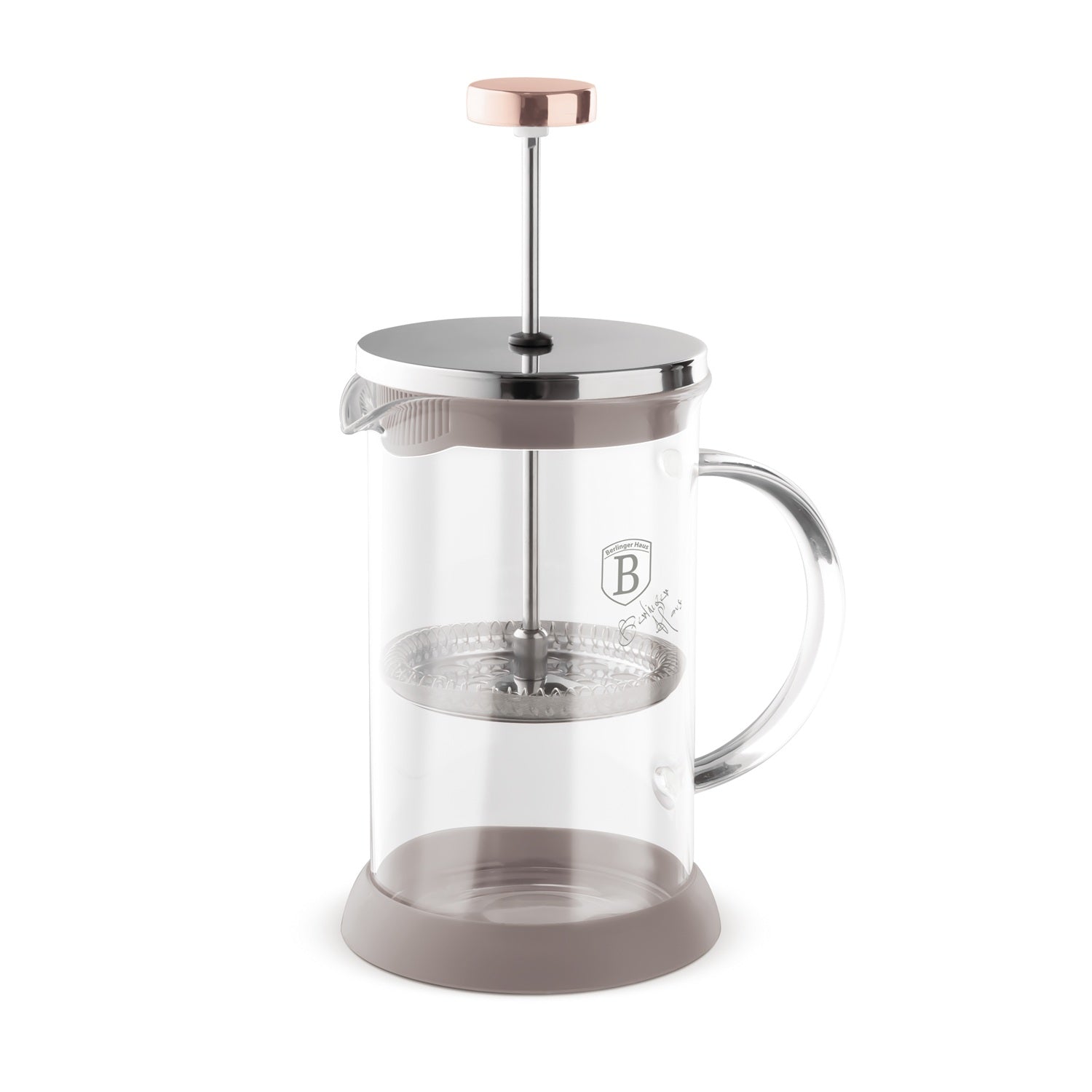 Berlinger Haus 800ml Coffee & Tea Plunger – Taupe