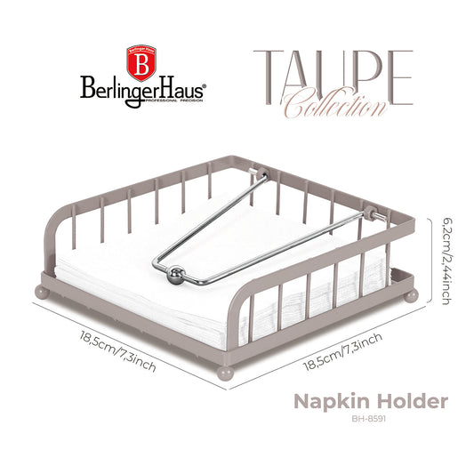 Berlinger Haus Napkin Holder – Taupe