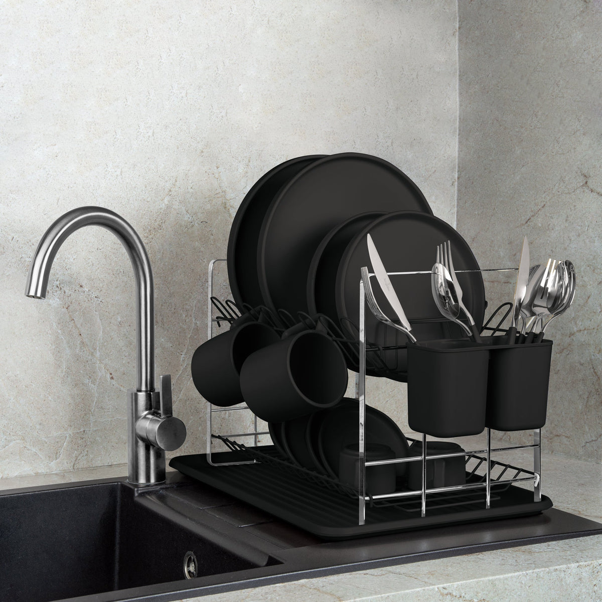 Haus Roland Dish Racker Berlinger Haus 48cm Dish Rack - Matt Black – Brands HOC