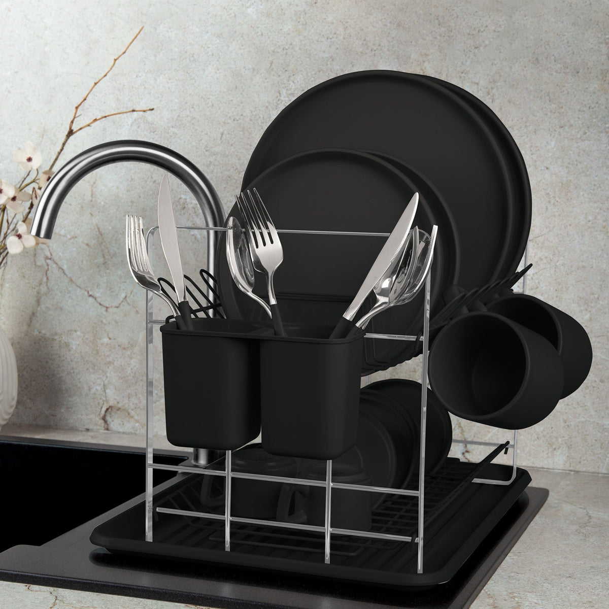 Haus Roland Dish Racker Berlinger Haus Dish Rack – Matt Black – Brands HOC