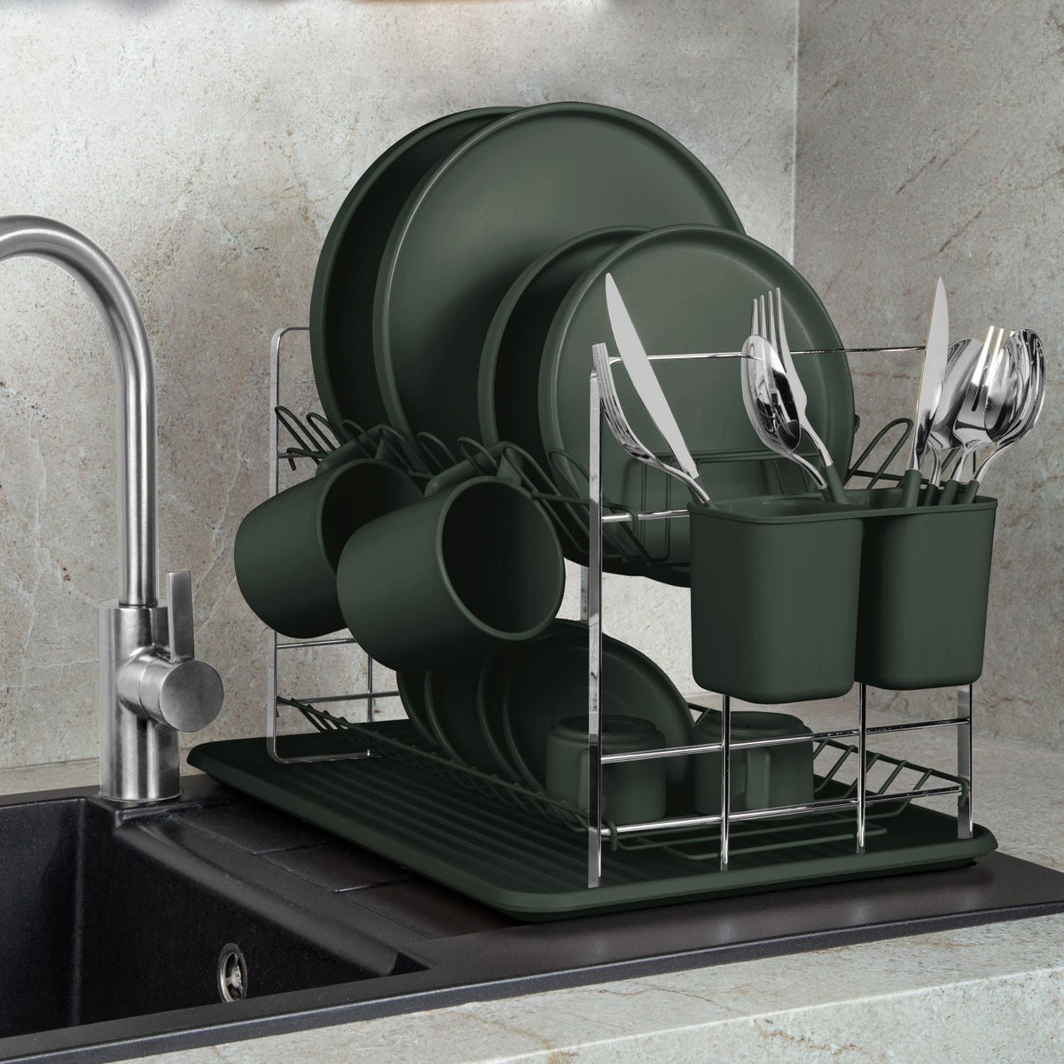 Haus Roland Dish Racker Berlinger Haus Dish Rack – Matt Green – Brands HOC
