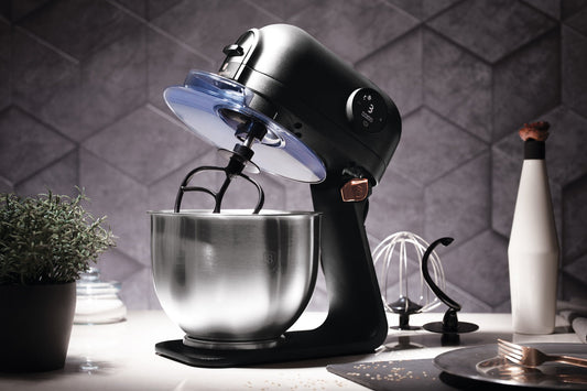 Berlinger Haus 1200w Cast Aluminum Kitchen Machine Stand Mixer - Black Rose