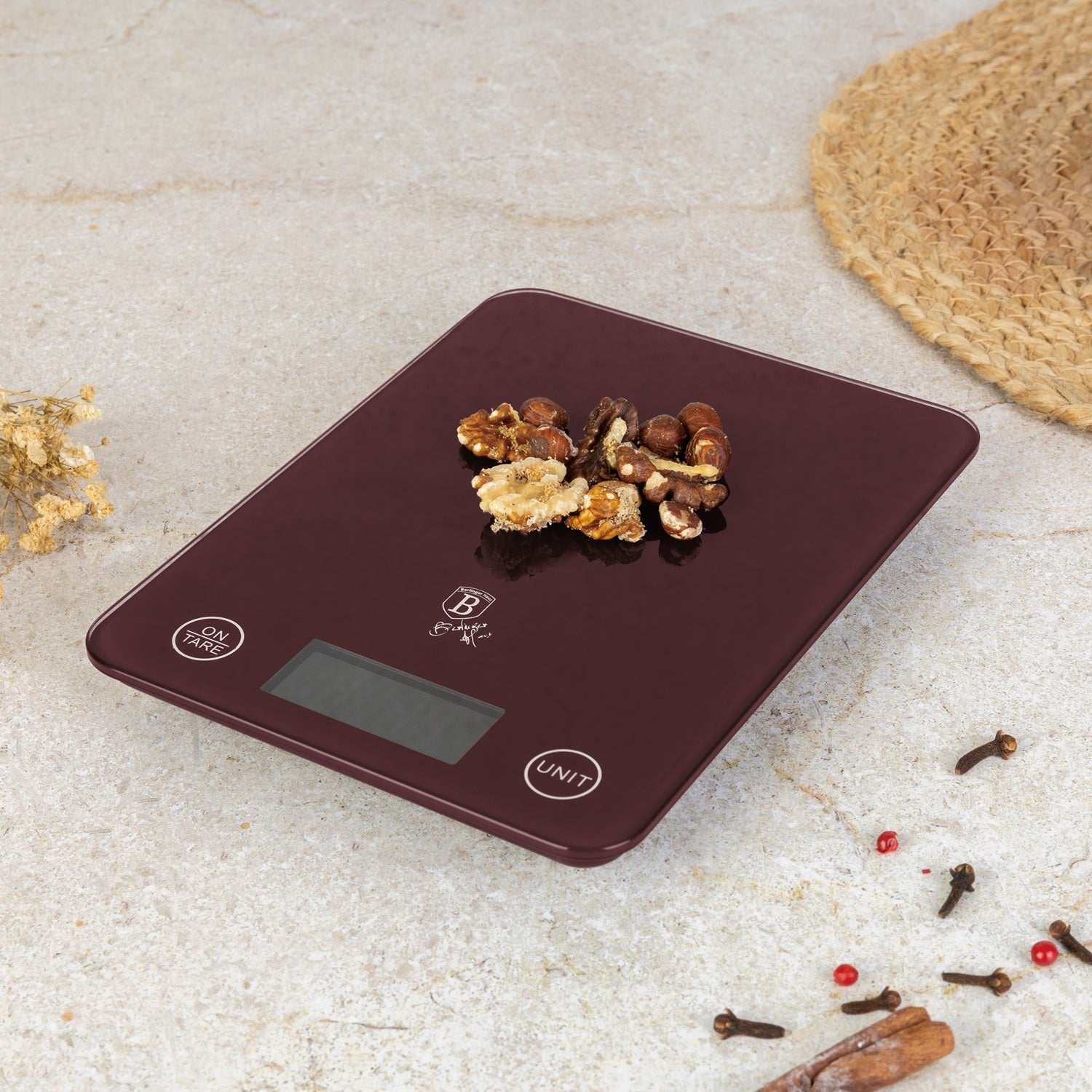 Berlinger Haus 5kg Digital Glass Kitchen Scale - Leonardo