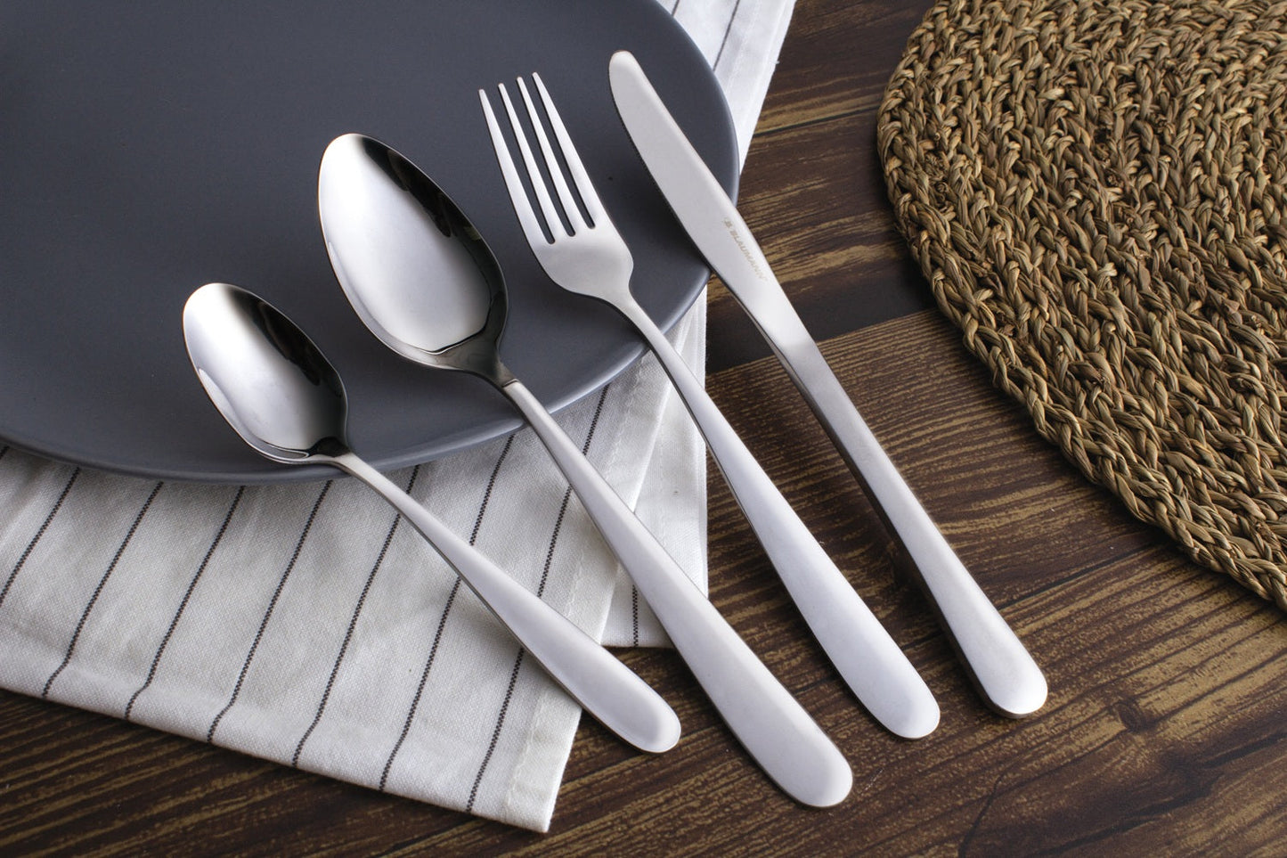 Blaumann 24 Piece Stainless Steel Cutlery Set