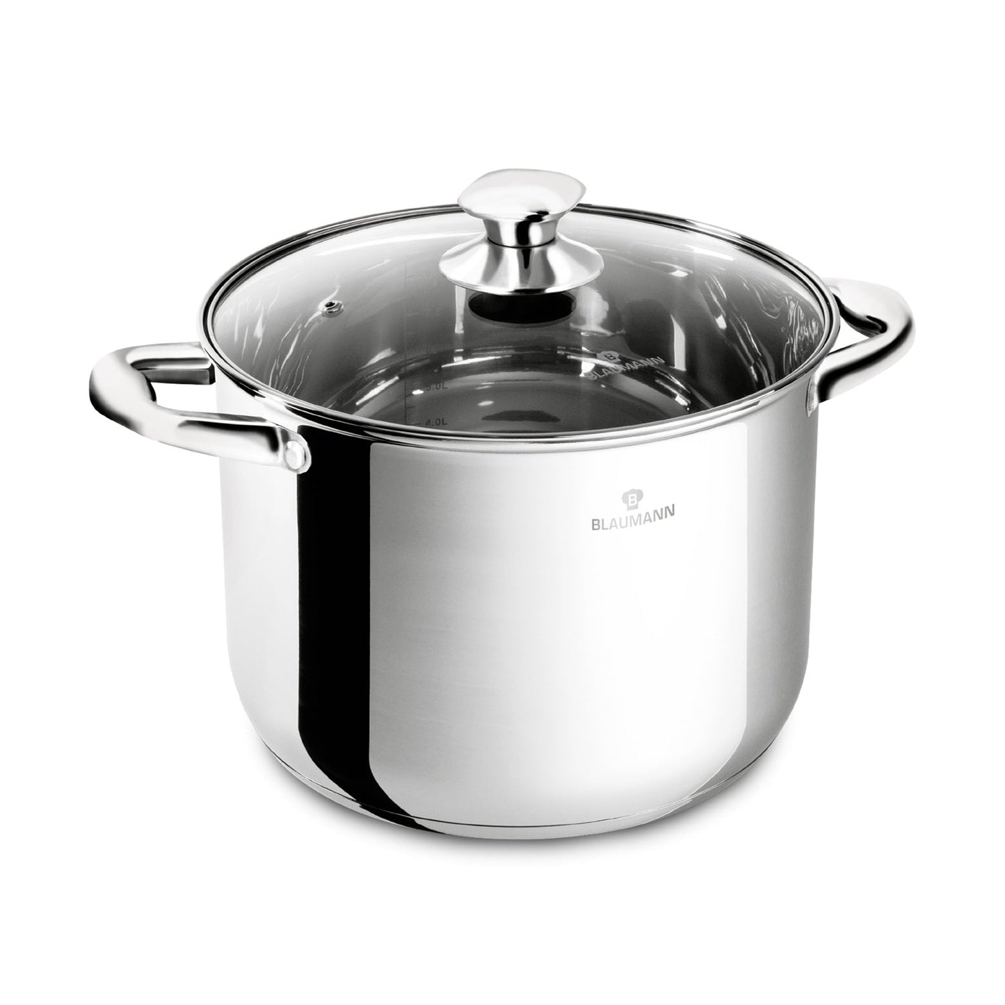 Blaumann 24cm Stainless Steel Stock Pot with Lid – Gourmet Line