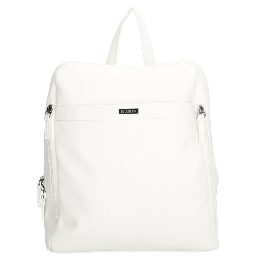 Beagles Arzobispo Ladies PU Backpack - White