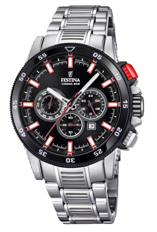 Festina Chrono Bike Analogue Men's Wrist Watch - Black F20352/4