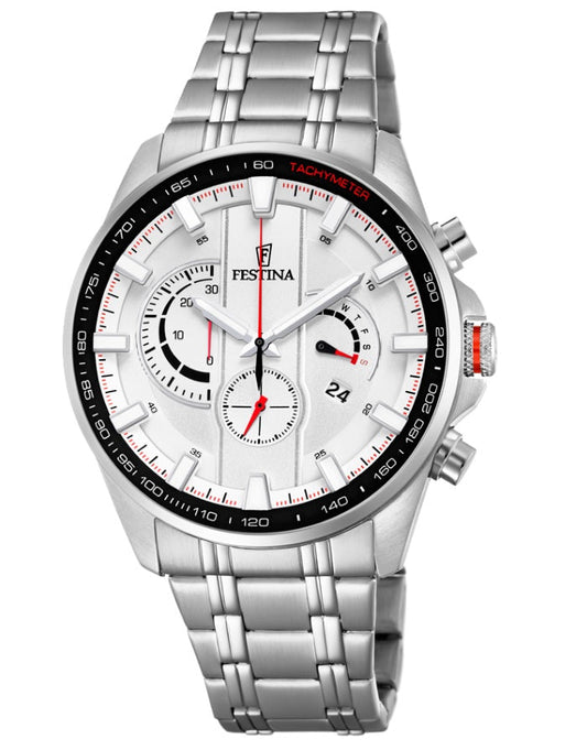Festina Chrono Sport Analogue Men's Wrist Watch - Stainless Steel F6866/1