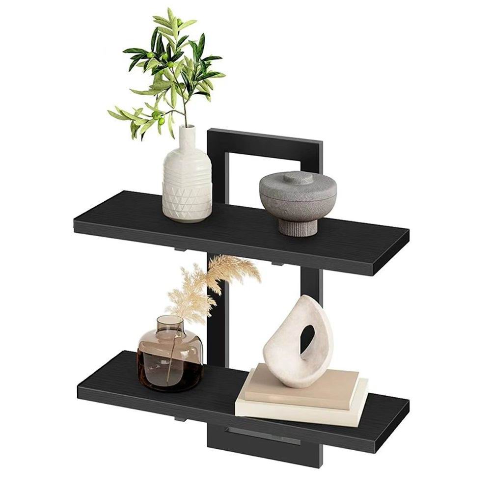 Boudoir Slim Wood Floating Shelf (Black)
