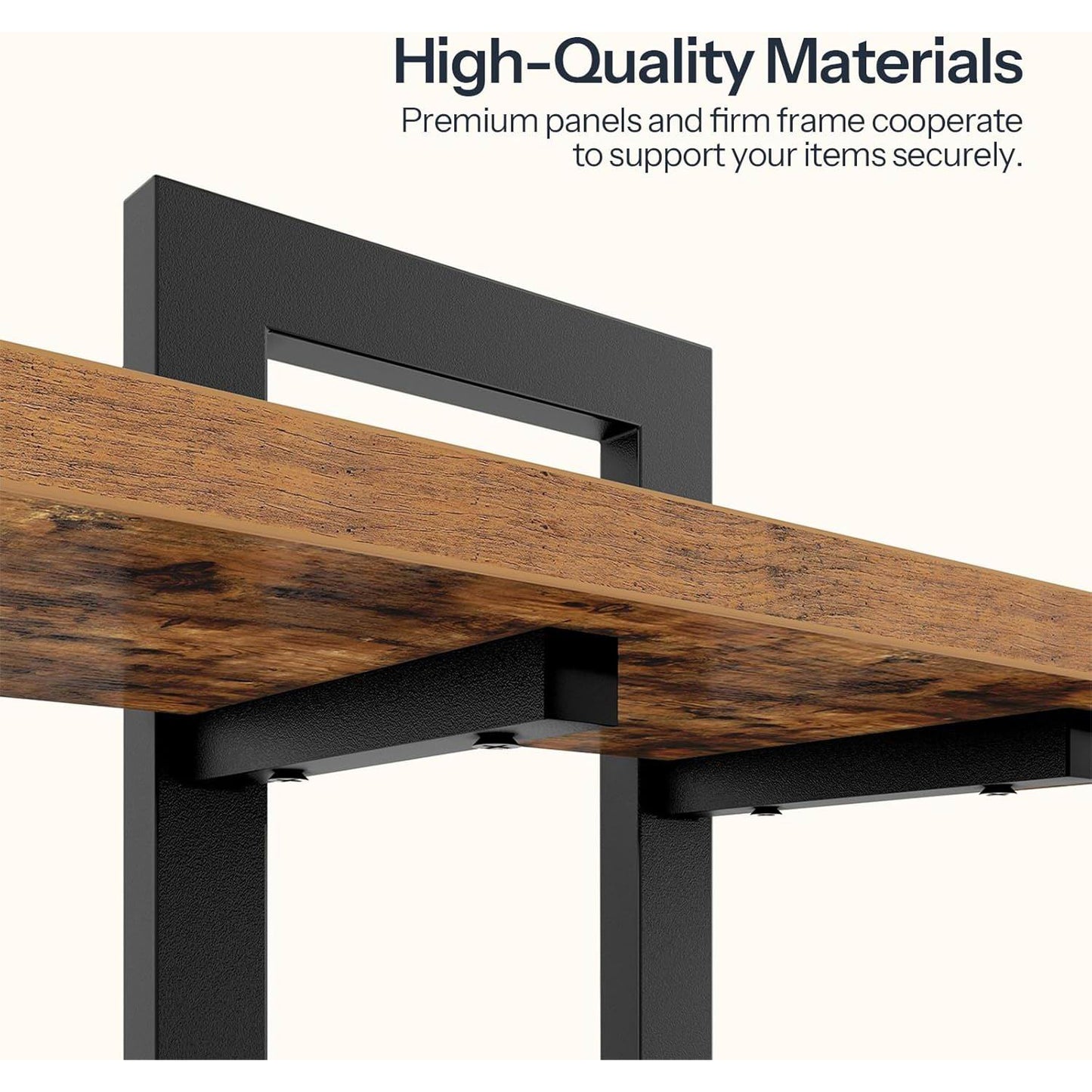 Boudoir Slim Wood Floating Shelf (Brown)