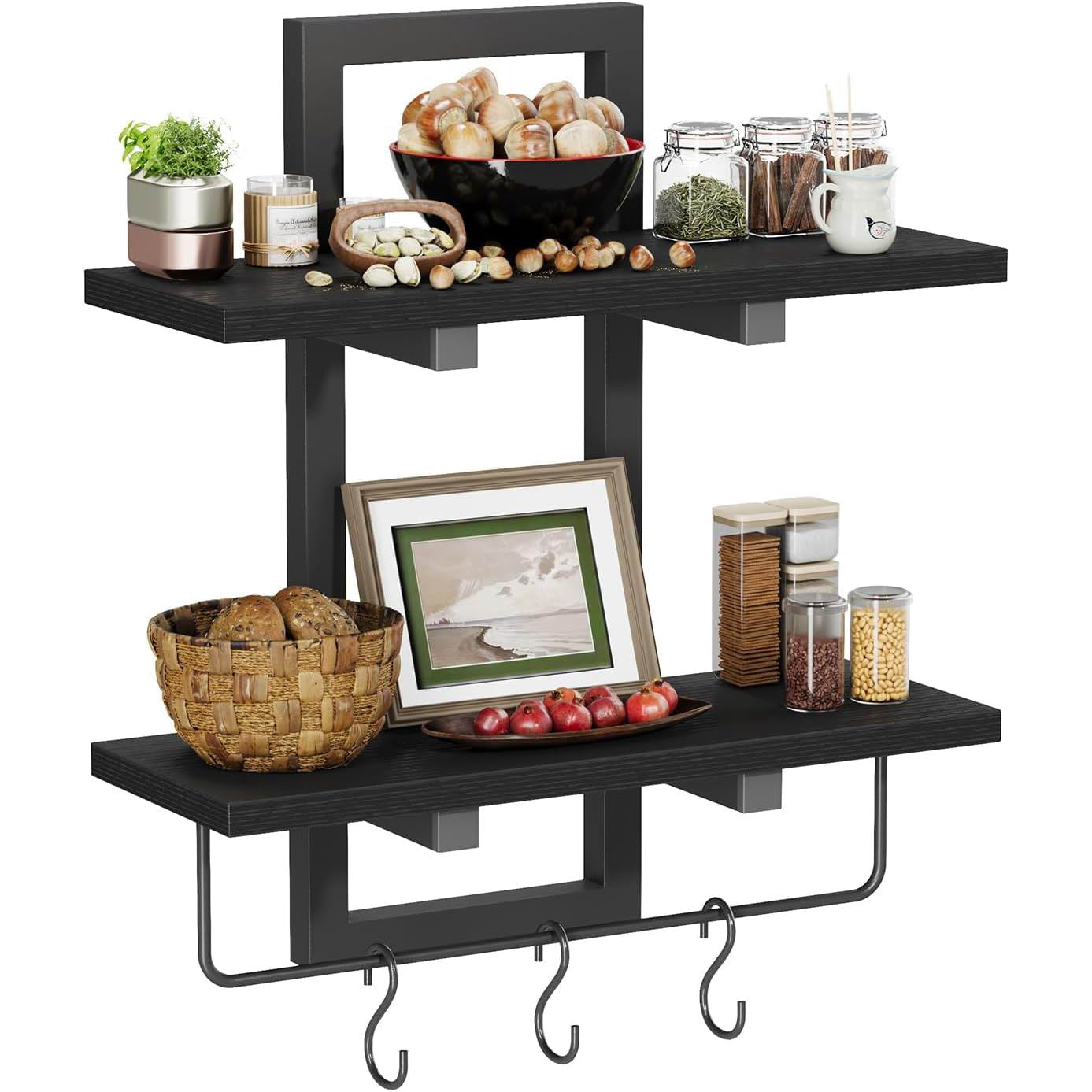 Boudoir Slim Wood Floating Shelf (White)