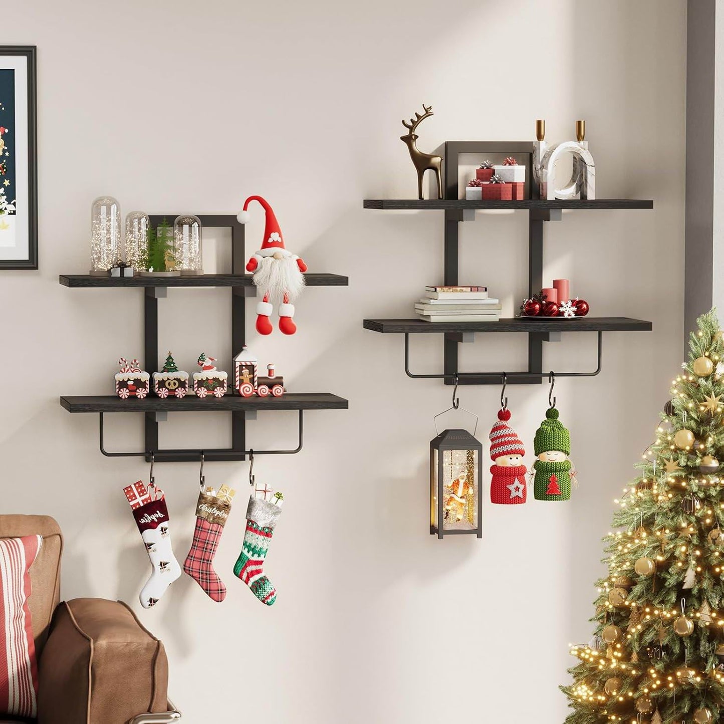 Boudoir Slim Wood Floating Shelf (White)