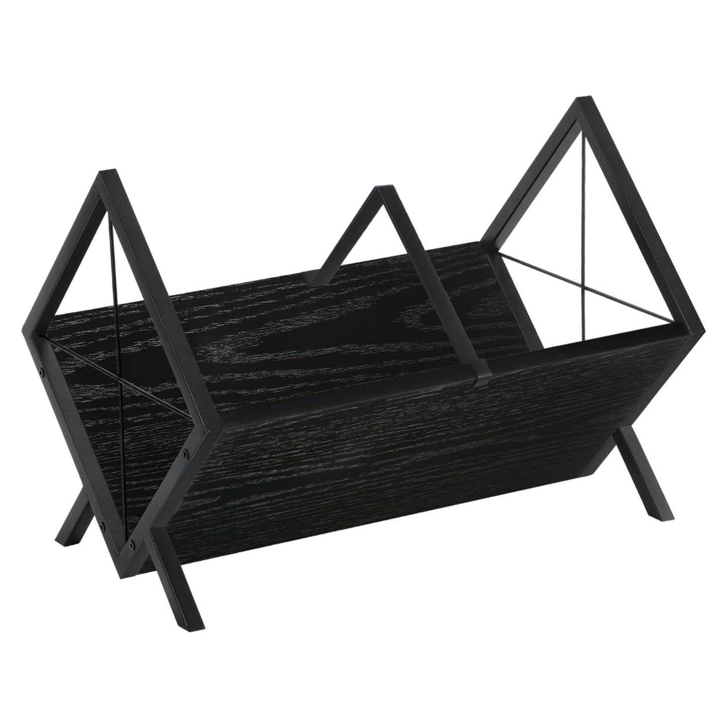 Boudoir A-Frame Wooden Storage Rack (Black)