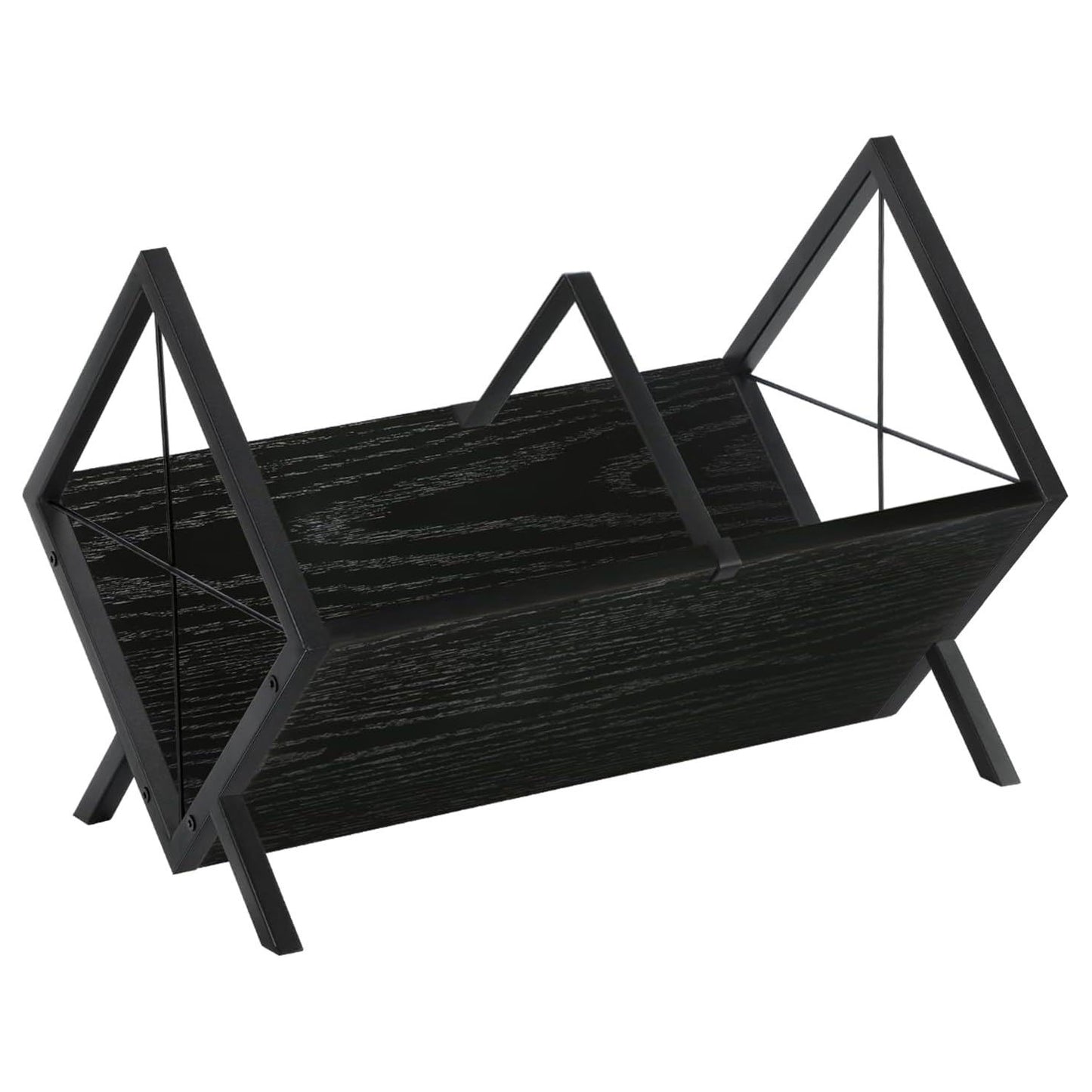 Boudoir A-Frame Wooden Storage Rack (Black)