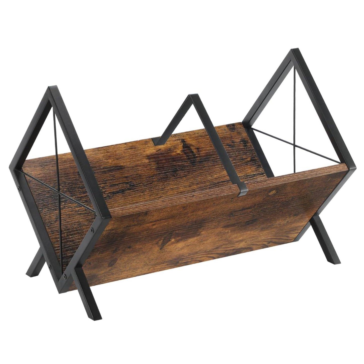 Boudoir A-Frame Wooden Storage Rack (Brown)