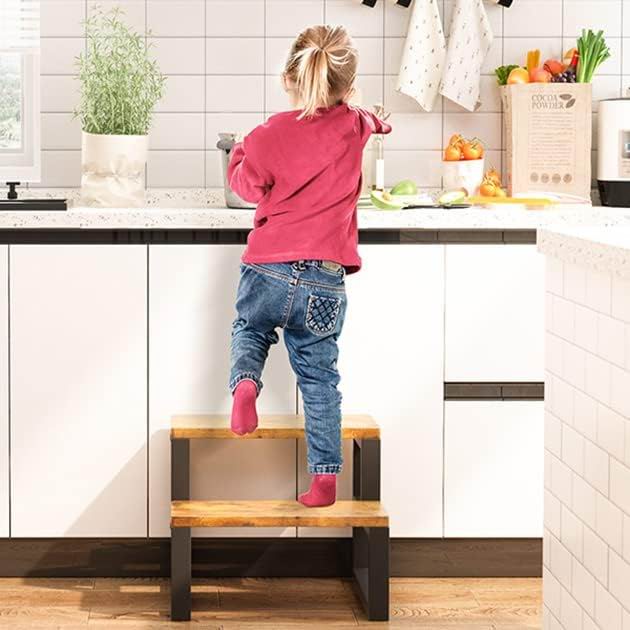 Boudoir Wooden Step Stool (Brown)