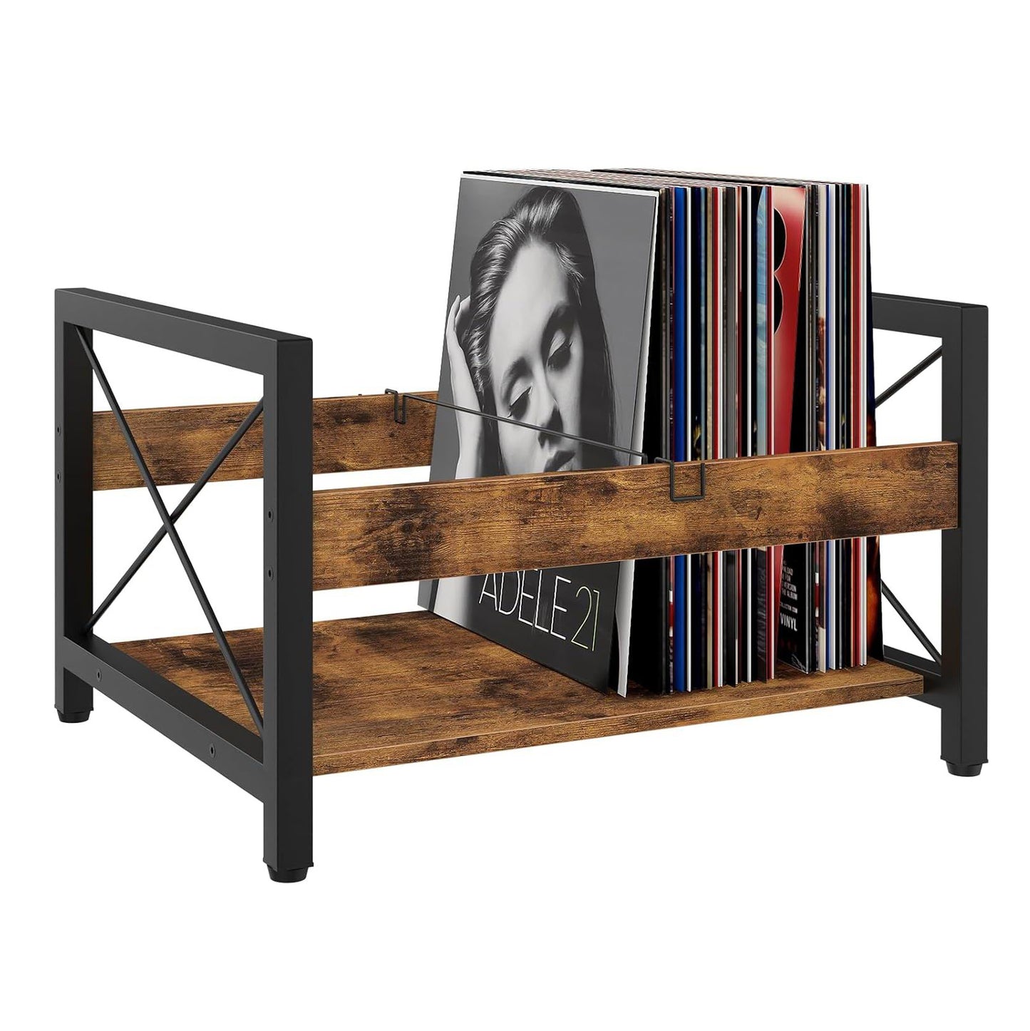 Boudoir Industrial 2-Tier Storage Rack (Brown)