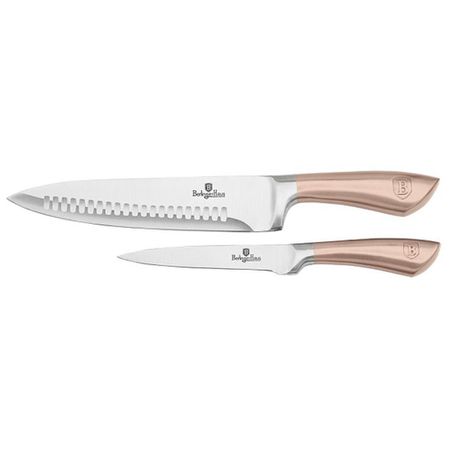 Berlinger Haus Stainless Steel Knife Set - Rose Gold Metallic (2 Piece)
