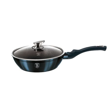 Berlinger Haus 24cm Marble Coating Deep Frypan - Aquamarine Edition
