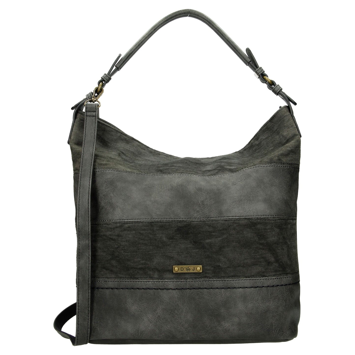 David Jones Paris Ladies Hobbos/Shoulder Bag - Black 5569-1