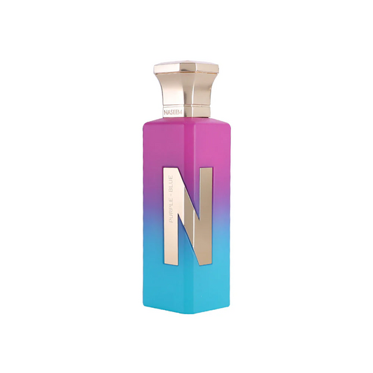Naseem - Purple Blue Aqua Perfume 75ml - For Her - Alcohol Free