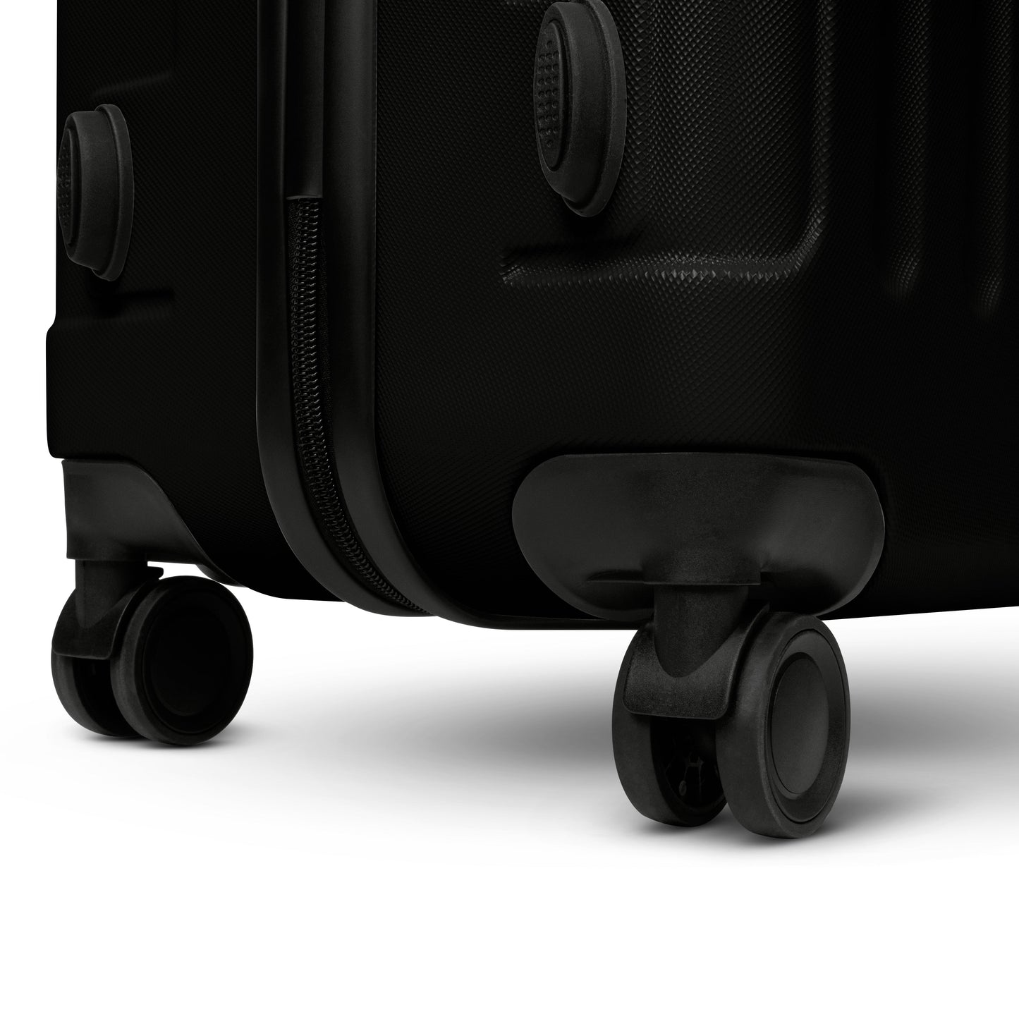 Swiss Hufeisen 3-Piece Travel Luggage Set - Black Rose Gold