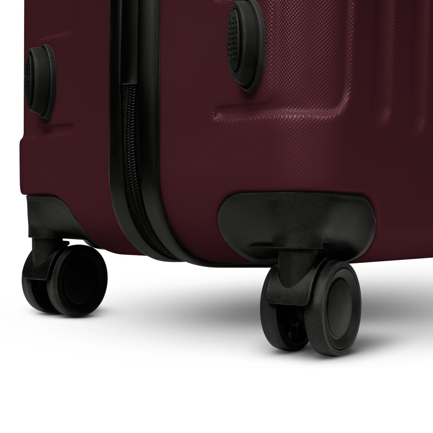 Swiss Hufeisen 3-Piece Travel Luggage Set - Bordeaux Gold