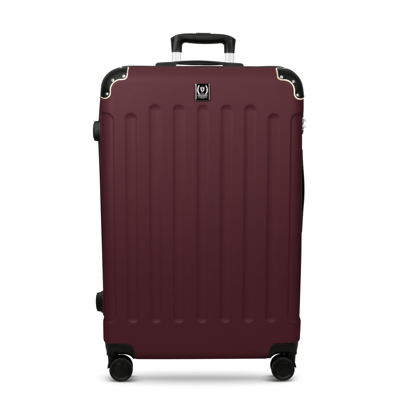Swiss Hufeisen 3-Piece Travel Luggage Set - Bordeaux Gold