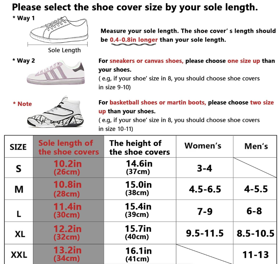 Jack Brown - Non-Slip Camping Outdoor Waterproof High Top Rain Boot Cover (Small)