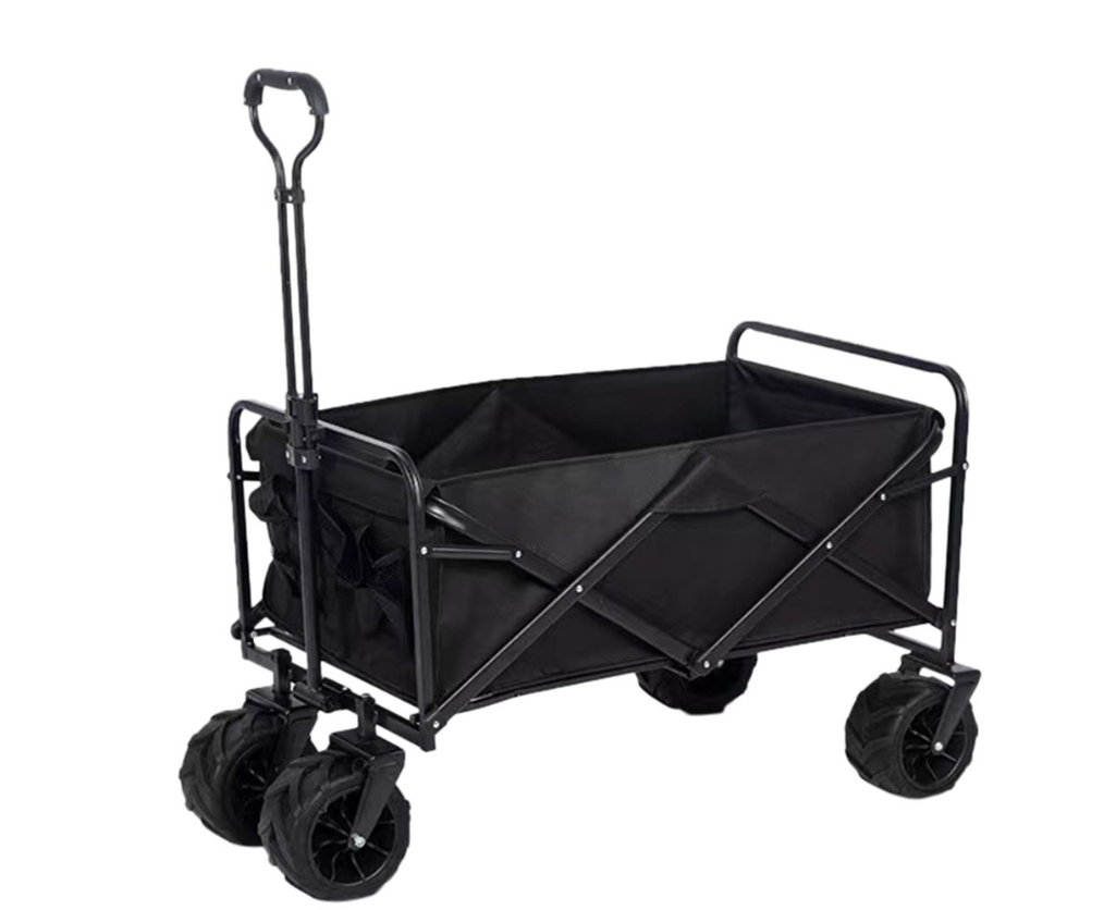 Jack Brown 90cm x 47cm Compact Folding Camping Cart Utility Wagon