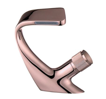 Jack Brown Basin Sink Mixer Waterfall Faucet Bathroom Tap - rose gold