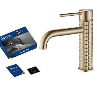 JOHLER Basin Mixer with Hose - German Quality - Gold