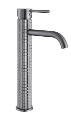 JOHLER Tall Basin Mixer with Hose - German Quality - Gun Metal