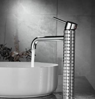 JOHLER Tall Basin Mixer with Hose - German Quality - Chrome Silver