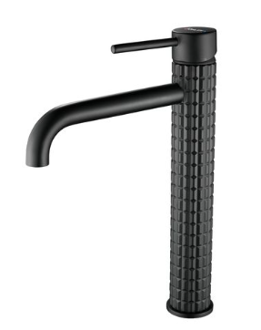 JOHLER Tall Basin Mixer with Hose - German Quality - Matt Black