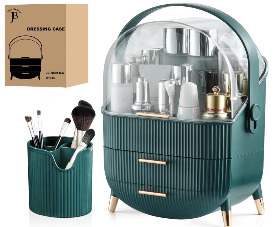 Jack Brown Make-up and Cosmetic Large Portable Storage Organizer