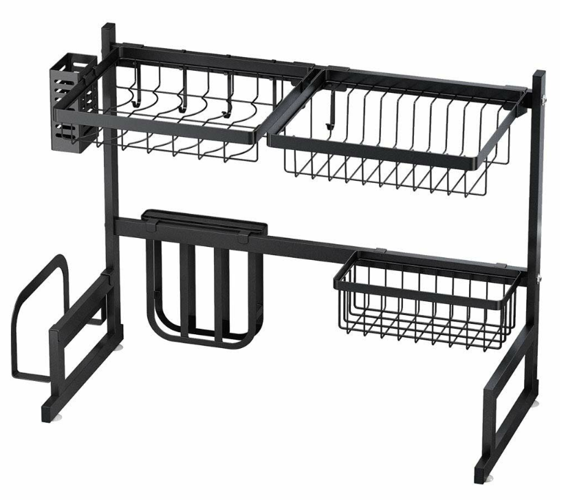 Jack Brown 85 cm Kitchen Over The Sink Dish Drying Rack