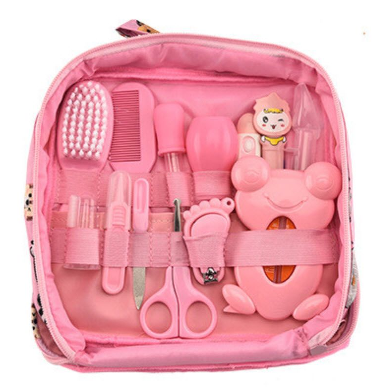 Jack Brown13-in-1 New Born Baby Care Kit - Pink