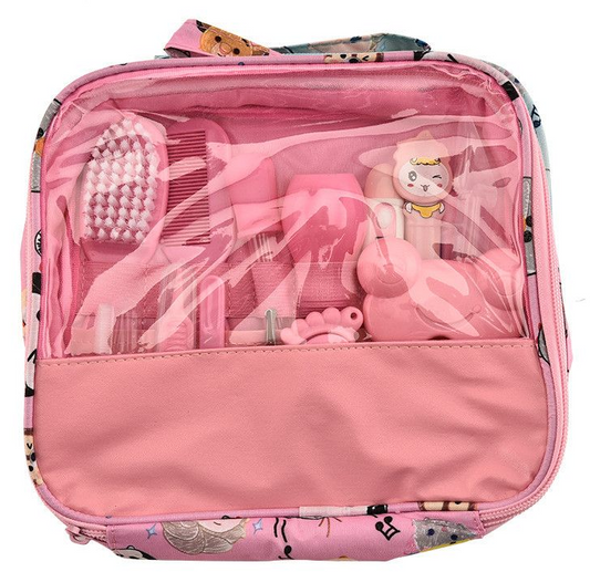 Jack Brown13-in-1 New Born Baby Care Kit - Pink