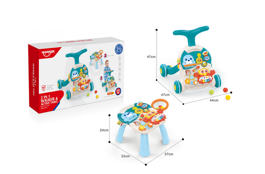 Jack Brown2-in-1 Baby Music Walker and Active Table